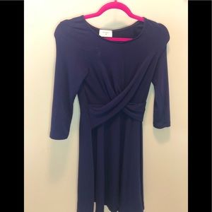 Everly navy blue dress( Size S)